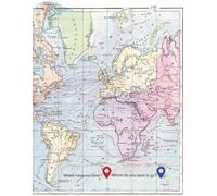 World Explorer Sketchbook - Vintage Map Travel Journal: 8.5 x 11 Inch Blank Sketchbook with 200 Pages for Wanderers, Dreamers & Global Adventures