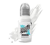 World Famous Tattoo Ink Limitless - Mixing White - Pintura profesional para tatuajes - Cumple con REACH, 30 ml