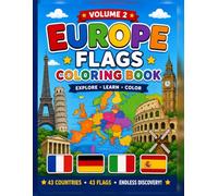 World Flags Europe Flags coloring book: Explore, Learn , Color (World Flags Coloring Book)