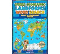 World Geographic Landforms Word Search Puzzle Book: World Geographic Landforms Word Search Puzzles | 1,155 Words | 55 Puzzles | 6 x 9 Inches Print | ... Book for Kids | Teens & Young Explorers