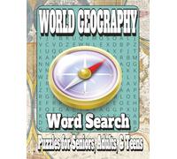 World Geography Word Search Puzzle Book: Large Print World Geography Word Search Fun Featuring Countries, Capitals, Continents, and Landmarks - Perfect for Seniors, Adults & Teens (8.5 x 11)