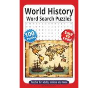 World History Word Search Puzzles: Word Search Puzzles with Easy to Read Print about general world history topics and More | 6x9 inches | 200 pages | ... | Gift for Vacations, Holidays and Relaxation