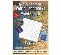 World Landmarks Word Search Puzzle Book: Word Searches with Easy to Read Print about World Landmarks, Historical Sites, Monuments, and More | 6x9 ... Gift for Vacations, Holidays, and Free Times
