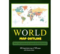 World Map Outline Worksheets for Teachers and Kids: The Best Map for Exam Conducting | Answer Sheet Included