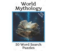 World Mythology Puzzle Book: Word Searches with Easy to Read Print about Coffee, Tea, Chocolate Drinks | 6x9 inches, 100 pages | 50 puzzles ... Gift ... Vacations and Free Time (Curious Word Search)