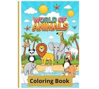 World of Animals Coloring Adventure: Welcome to the World of Animals Coloring Adventure! This delightful coloring book invites kids ages 4 to 9 to ... of animals through creative coloring fun!