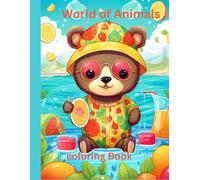 World of Animals Coloring Book for Kids: A Cute and Easy Coloring Book Featuring Wild, Farm, and Sea Animals for Kids