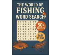 World of Fishing Word Search Puzzle Book: Word Searches with Easy to Read Print about Fish, Fishing, Hunting and More | 6x9 inches, 110 pages | 50+ ... Gift for Vacations, Holidays and Free Times