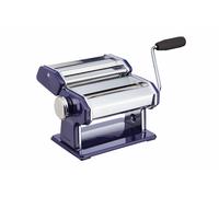 WORLD OF FLAVORS World of Flavours-Máquina para hacer pasta (acero inoxidable), color azul, Metal, 1 x 1 x 1 cm