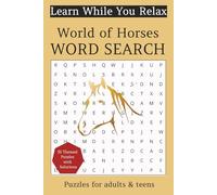 World of Horses Word Search