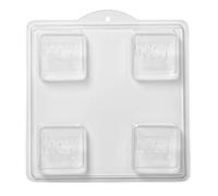 World of Molds - Molde para jabón o Bombas de baño (PVC, 25,5 x 24 x 4 cm)