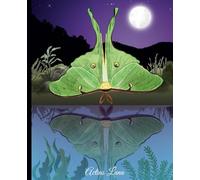 World of Moths III: Composition Style Wide-Ruled Notebook/Journal