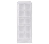 World Of Moulds 10 Cavity Wax Tart Clamshell Mould x 10
