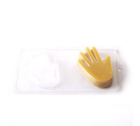 World Of Moulds 4 Cavity Hand Shape Soap/Bath Bomb Mould Mold A08