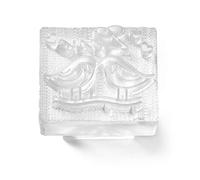 World Of Moulds Sello de jabón Love Birds, acrílico, PVC, 5 x 25 x 7 cm