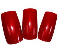 World of Nails de diseño Full Size Tips Vino Rojo 100 unidades en tipbox