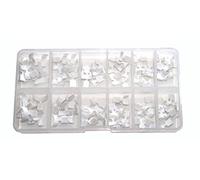 World of Nails de diseño Mini French de White de Tips en caja 120 unidades)