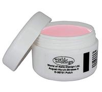 World of Nails-Design BasicLine - Gel de 30 ml, LED, UV, 1 fase, color rosa lechoso