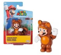 World of Nintendo Super Mario Bros - Figura articulada de 6,3 cm Tanooki Mario