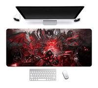World of Warcraft Alfombrilla Raton Anime Gaming Mouse Pad XXL 900x400x3 mm,Impermeable con 3mm Base de Goma Antideslizante,Special-Textured Superficie para Ordenador, PC y Laptop, A