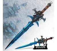 World of Warcraft Frostmourne Deluxe - Abrebotellas de espada con base para el hogar y la oficina, regalo y mercancía para aficionados y coleccionistas