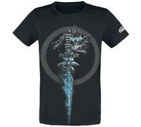 World Of Warcraft Lich King Hombre Camiseta Negro M 100% algodón Regular
