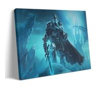 World of Warcraft Wrath of The Lich KingLienzo Póster Decoración Pintura Sala de Estar Póster Niña Dormitorio Pintura Arte de Pared Pintura Moderno Hogar Boy Habitación Decoración Impresión Pintura 45