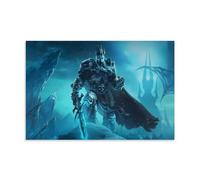 World of Warcraft Wrath of The Lich KingLienzo Póster Decoración Pintura Sala de Estar Póster Niña Dormitorio Pintura Arte de Pared Pintura Moderno Hogar Boy Habitación Decoración Impresión Pintura 45