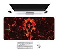 World of Warcraft XXL Anime Alfombrilla para ratón 900 x 400 mm - Speed Gaming Mousepad - Mouse Pad para Ordenador - 3mm Goma Antideslizante, para Gamers Ordenador, PC y Laptop, M