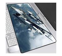 World of Warships Alfombrilla Raton Anime Gaming Mouse Pad XXL 800x300x3 mm,Impermeable con 3mm Base de Goma Antideslizante,Special-Textured Superficie para Ordenador, PC y Laptop, C