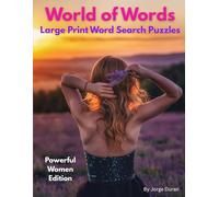 World of Words: Large Print Word Search Puzzles - Powerful Women