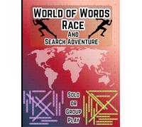 World of Words: Race & Search Adventure: Beat the Clock Puzzles with Countries, Capitals, Food, Hobbies & Colours, Track Your Top 3 Fastest Times