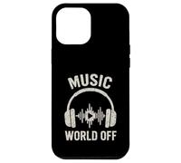 World Off Funny Music Lover Beat Makers Productor Musical Hombres Carcasa para iPhone 12 Pro MAX