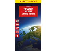 World Political Marco Polo Folded Map with Flags (Marco Polo Maps)