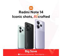 [World Premiere] Xiaomi Redmi Note 14 5G Global Version NFC Smartphone MTK Dimensity 7025-Ultra 108MP Camera 45W Turbo Charging 8GB 256GB Green