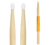 World Rhythm Drumsticks 5A, Par de baquetas de arce con punta de nailon 5A