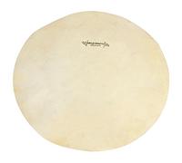 World Rhythm Piel de cabra blanca de 9 pulgadas para cabezal de tambor Djembe