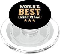 World’s Best Father-in-Law Ever Retro Grunge PopSockets PopGrip para MagSafe