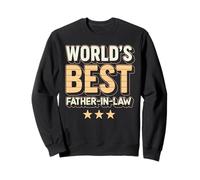 World’s Best Father-in-Law Ever Retro Grunge Sudadera