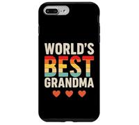 World’s Best Grandma Retro Vintage Carcasa para iPhone 7 Plus/8 Plus