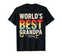 World’s Best Grandpa Retro Tools Father’s Day Camiseta