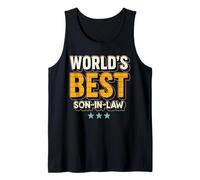 World’s Best Son-in-Law Ever Retro Grunge Reunion Outfit Camiseta sin Mangas