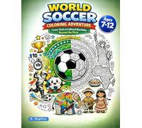World Soccer Coloring Adventure: Crazy Facts and Cultural Mandalas Beyond the Pitch