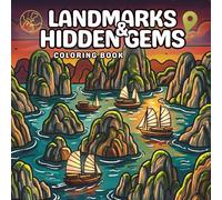 World Top Landmarks & Hidden Gems: World Coloring Book for Adults and Teens with 40 Bold and Easy Designs | A Peaceful Journey Through Famous ... Places (Explore the World Coloring Series)