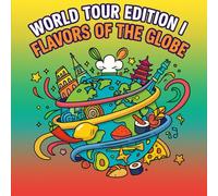 World Tour Edition I - Flavors of the Globe: Fun Coloring, and Culinary Adventures (Passport to the World through colors)