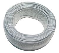 world-trading-net - 25m hilo doble 2x 0.5mm² blanco/blanco-gris