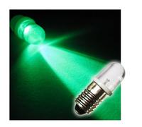 world-trading-net - Bombilla LED de rosca E10, verde, 12V DC