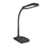 world-trading-net - Lámpara de escritorio LED TOPAZ negra, control de campo táctil