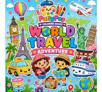 World Travel Adventure: An Around-the-World Coloring Adventure for Kids Ages 3-8 | Explore Continents, Landmarks, Wildlife, and Amazing Cultures (Tiny Team Adventures)