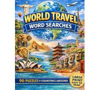 World Travel Word Searches: Large Print Puzzle Book